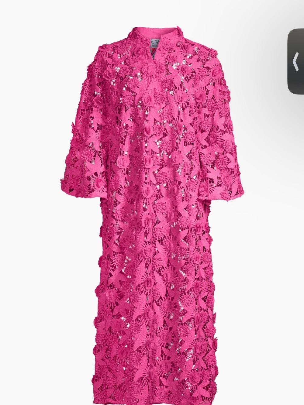 FIRM PRICE La Vie Style House 70s Pink Maxi Dress